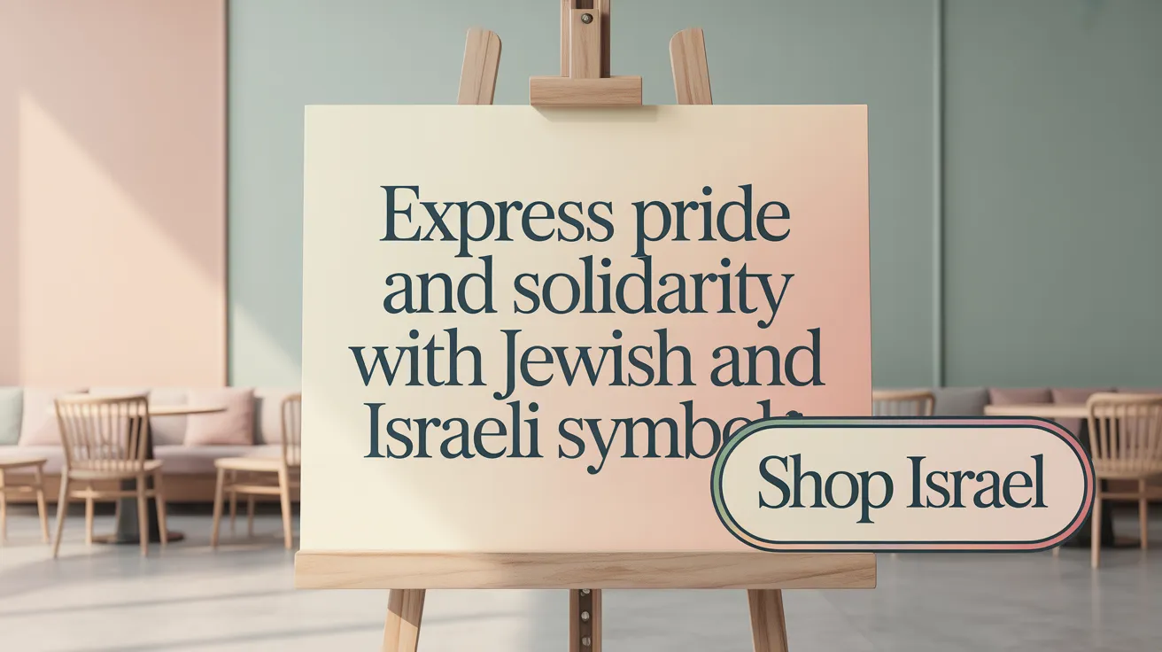 Express Pride and Solidarity with Jewish and Israeli Symbols