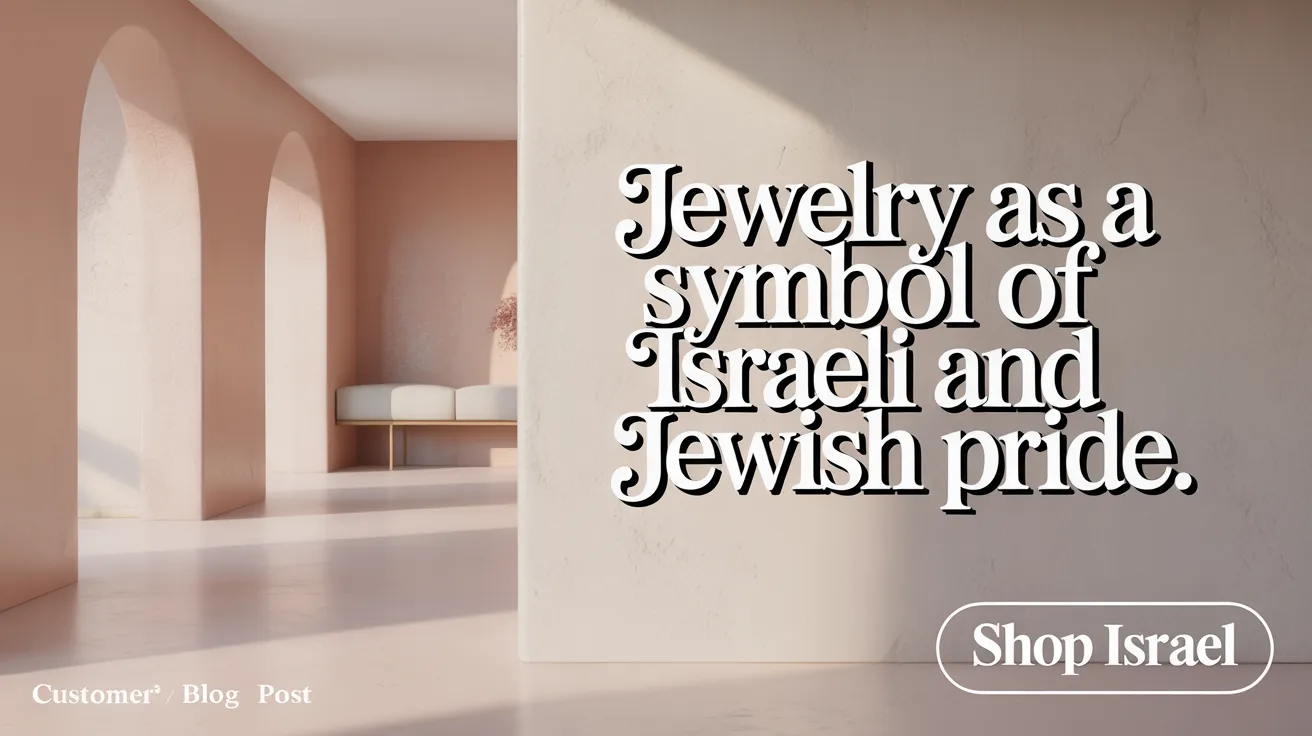 Jewelry as a Symbol of Israeli and Jewish Pride