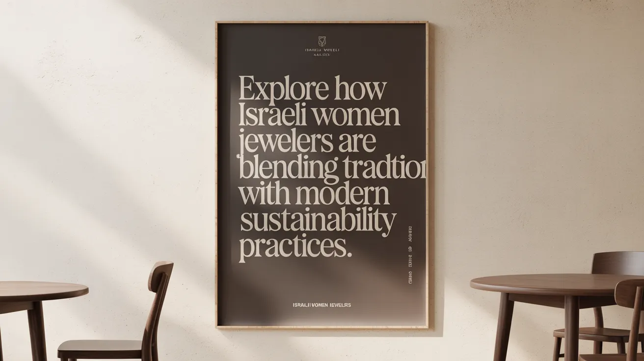 Explore how Israeli women jewelers are blending tradition with modern sustainability practices.