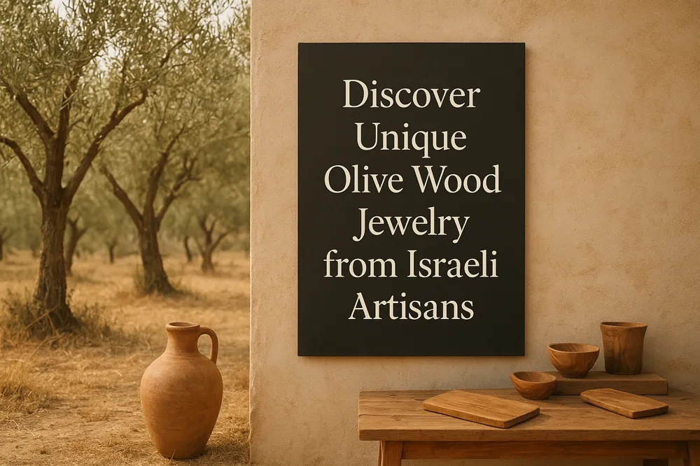 Discover Unique Olive Wood Jewelry from Israeli Artisans