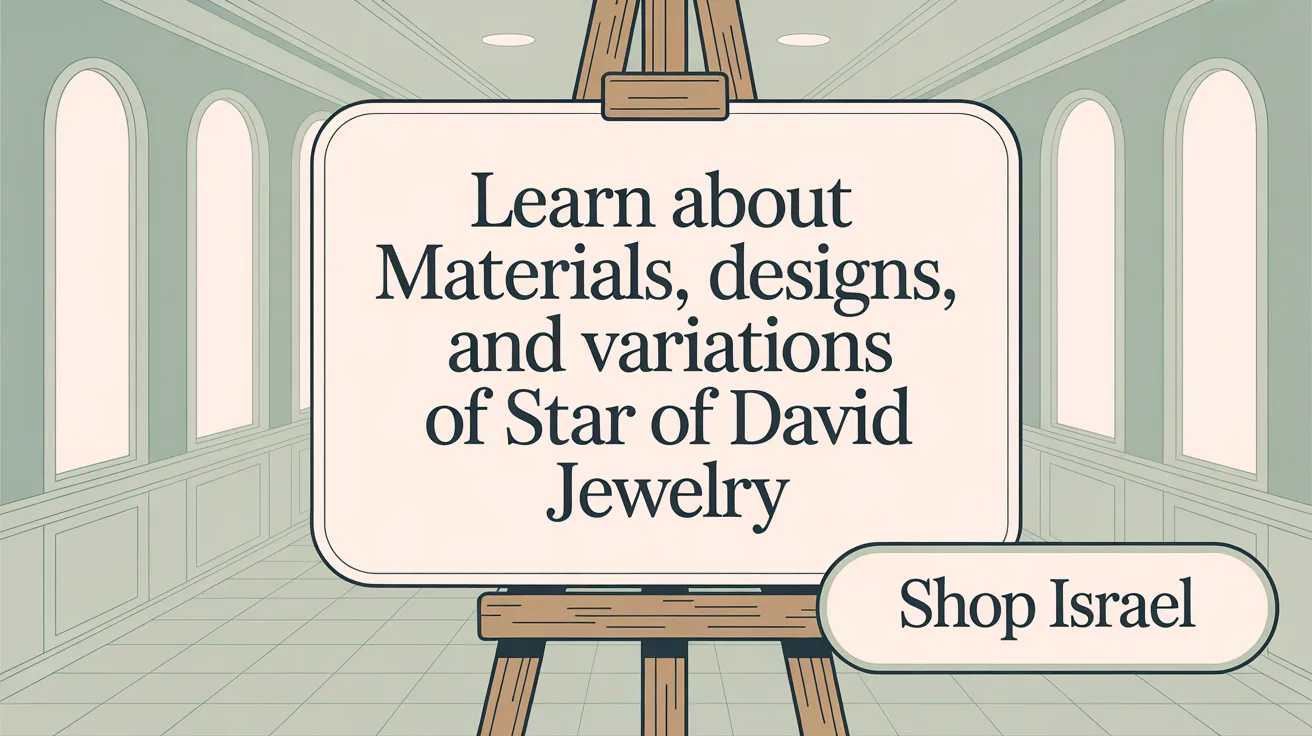 Learn About Materials, Designs, and Variations of Star of David Jewelry