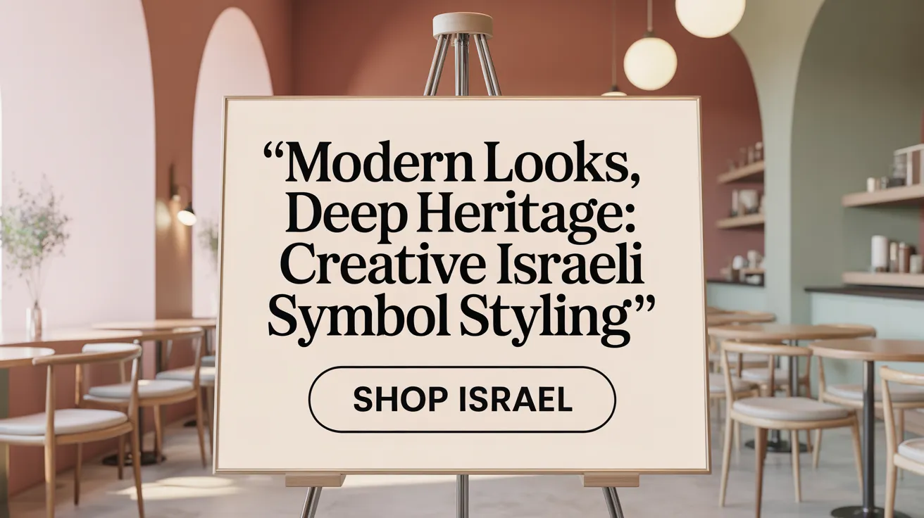 Modern Looks, Deep Heritage: Creative Israeli Symbol Styling