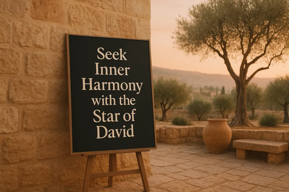 Seek Inner Harmony with the Star of David