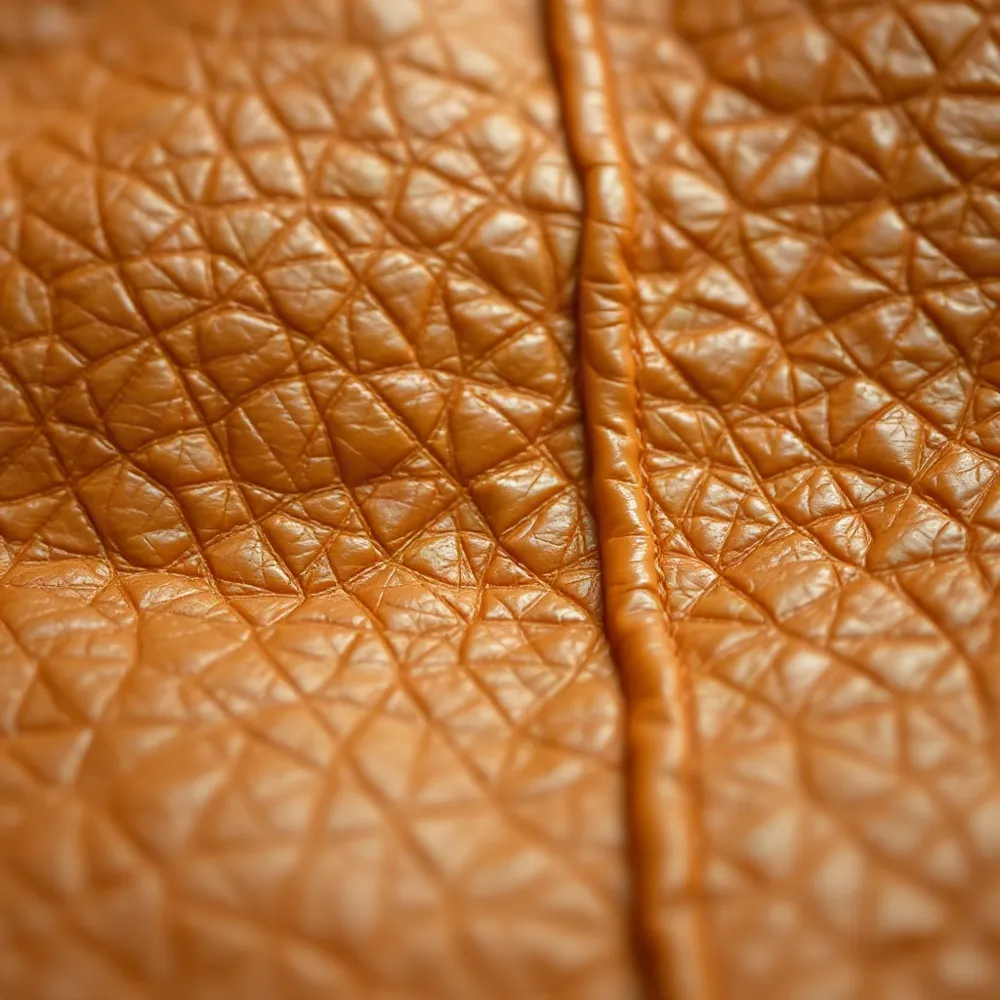 Full-grain leather's unaltered fibre structure grants it a lifespan of a decade or more, developing a deep patina and superior resistance to moisture, scuffing, and cracking that lesser grades can never achieve.