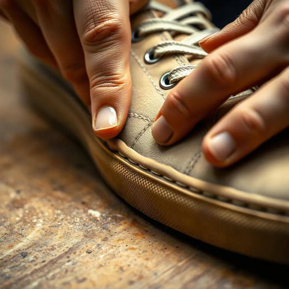 By replacing high-volume assembly with artisan hands, each pair becomes a unique object that wears in beautifully rather than wearing out.