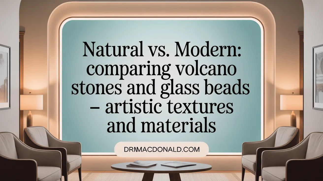 Natural vs. Modern: Comparing Volcano Stones and Glass Beads
