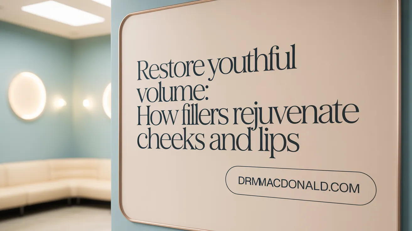 Restore Youthful Volume: How Fillers Rejuvenate Cheeks and Lips