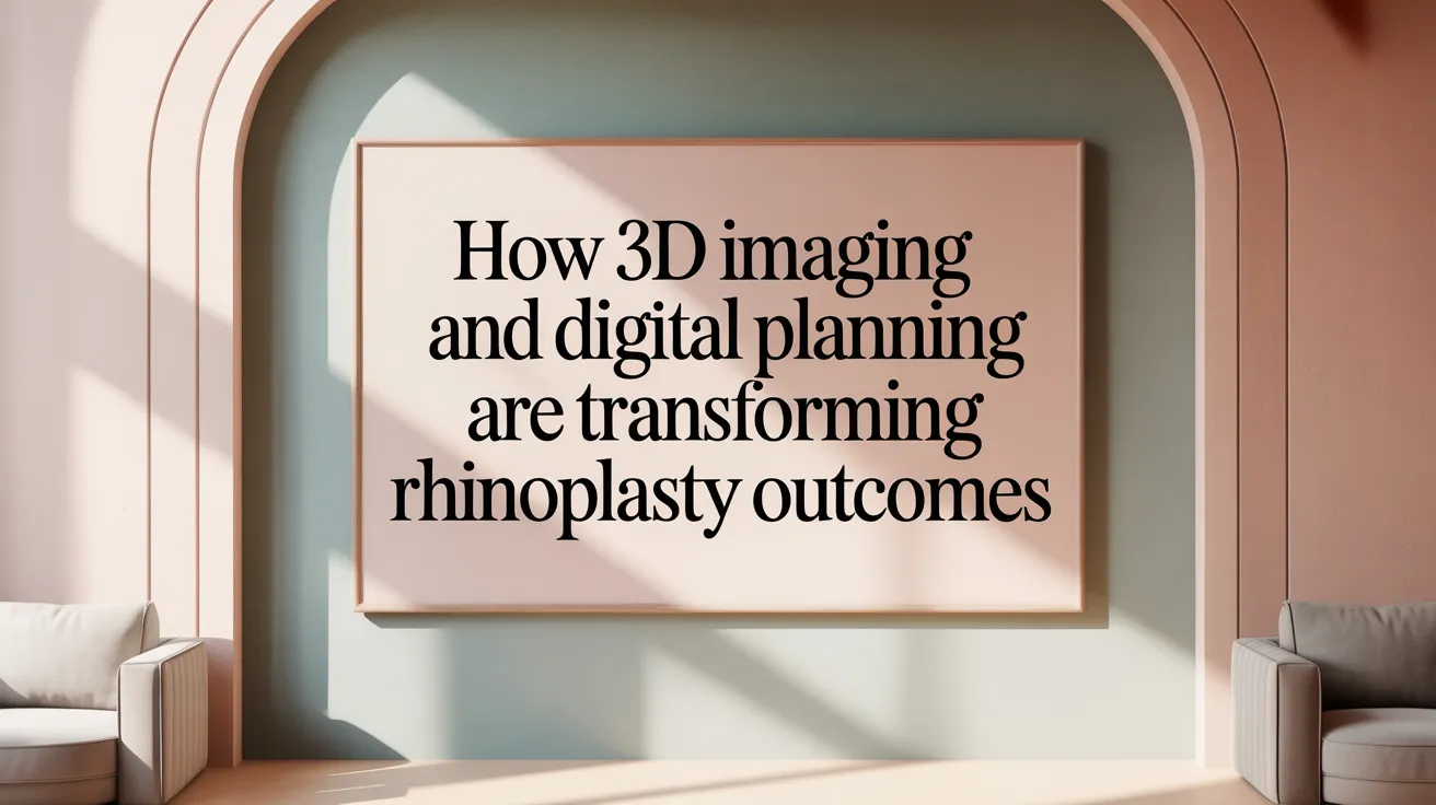 How 3D Imaging and Digital Planning Are Transforming Rhinoplasty Outcomes