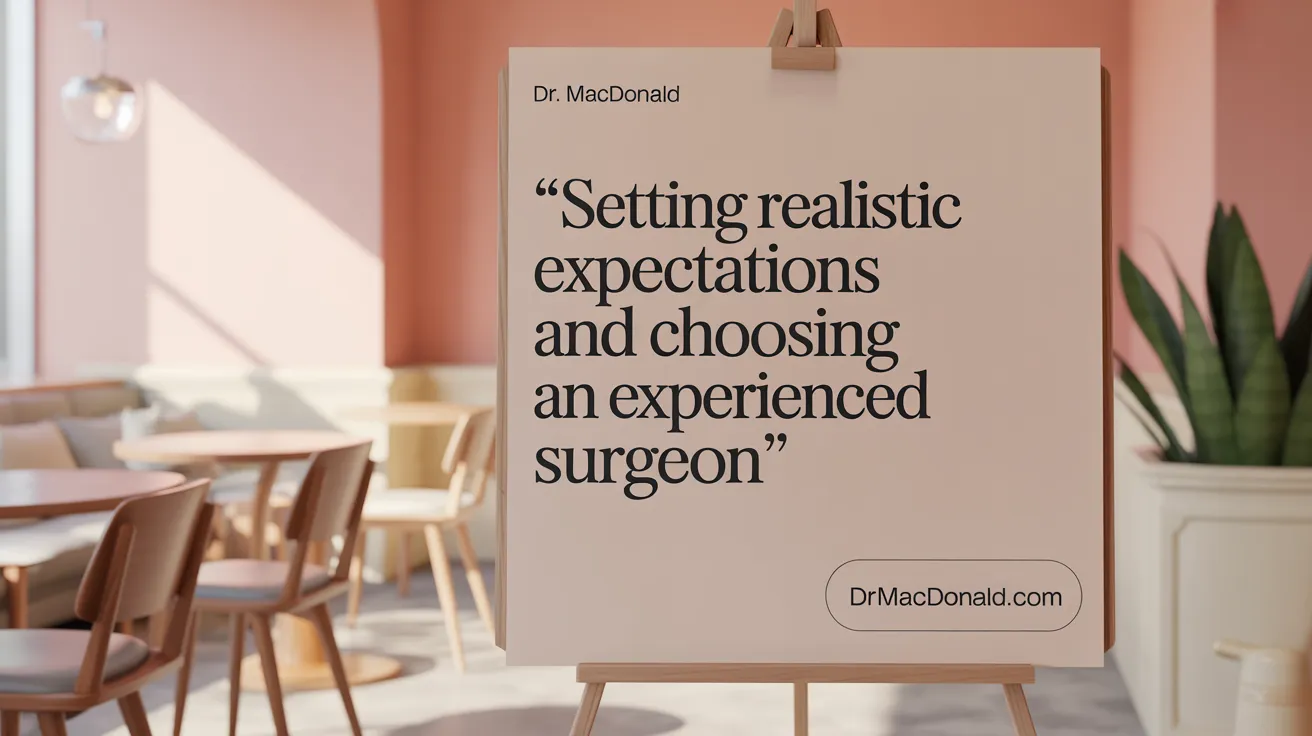 Setting Realistic Expectations and Choosing an Experienced Surgeon