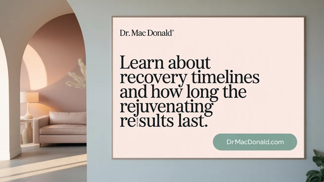 Learn about recovery timelines and how long the rejuvenating results last.