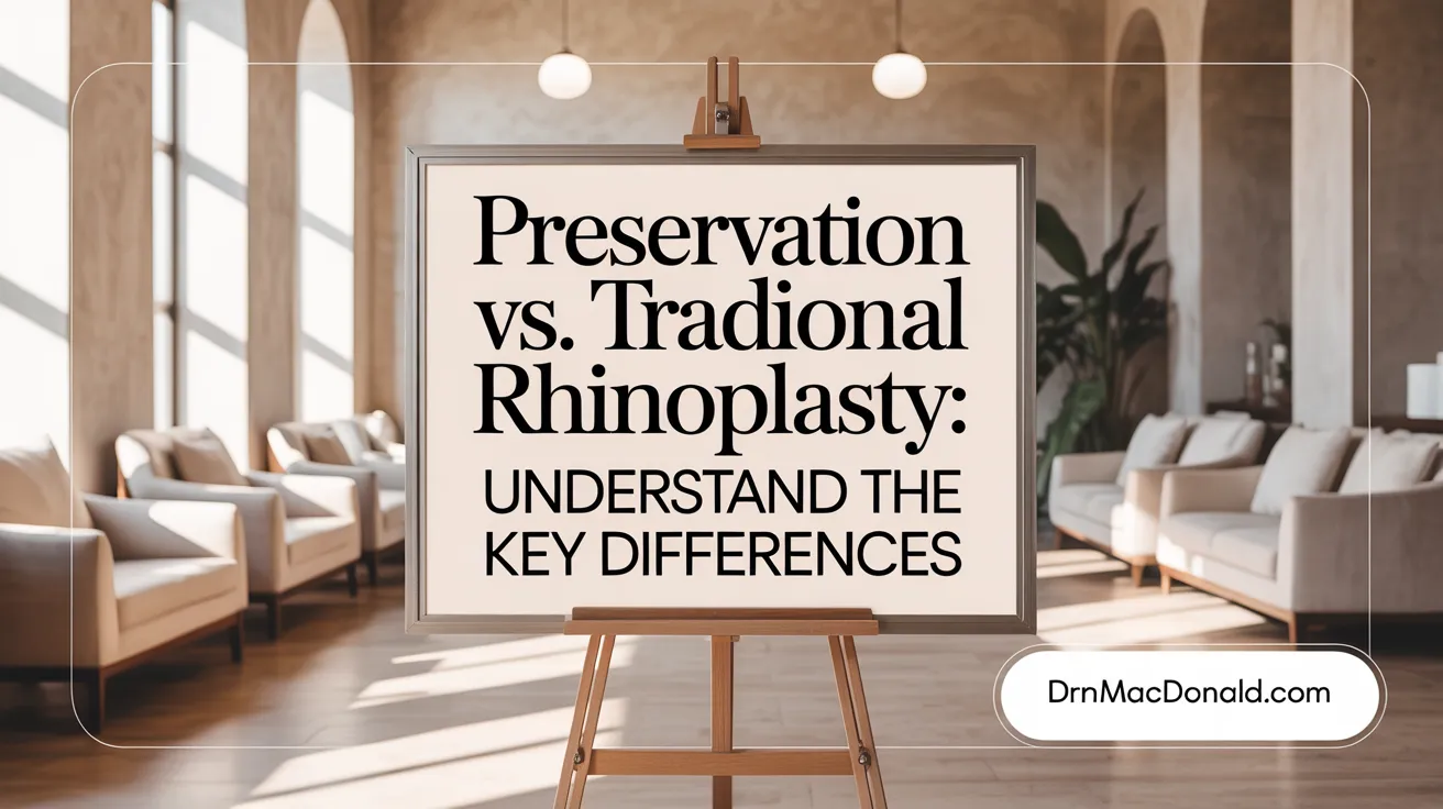 Preservation vs. Traditional Rhinoplasty: Understand the Key Differences