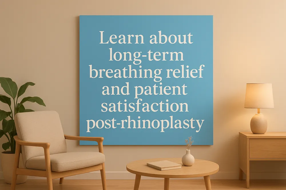 Learn about long-term breathing relief and patient satisfaction post-rhinoplasty.