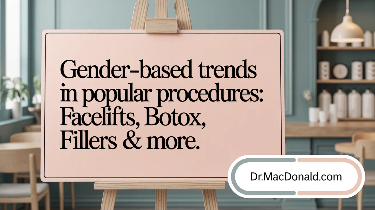 Gender-Based Trends in Popular Procedures: Facelifts, Botox, Fillers & More