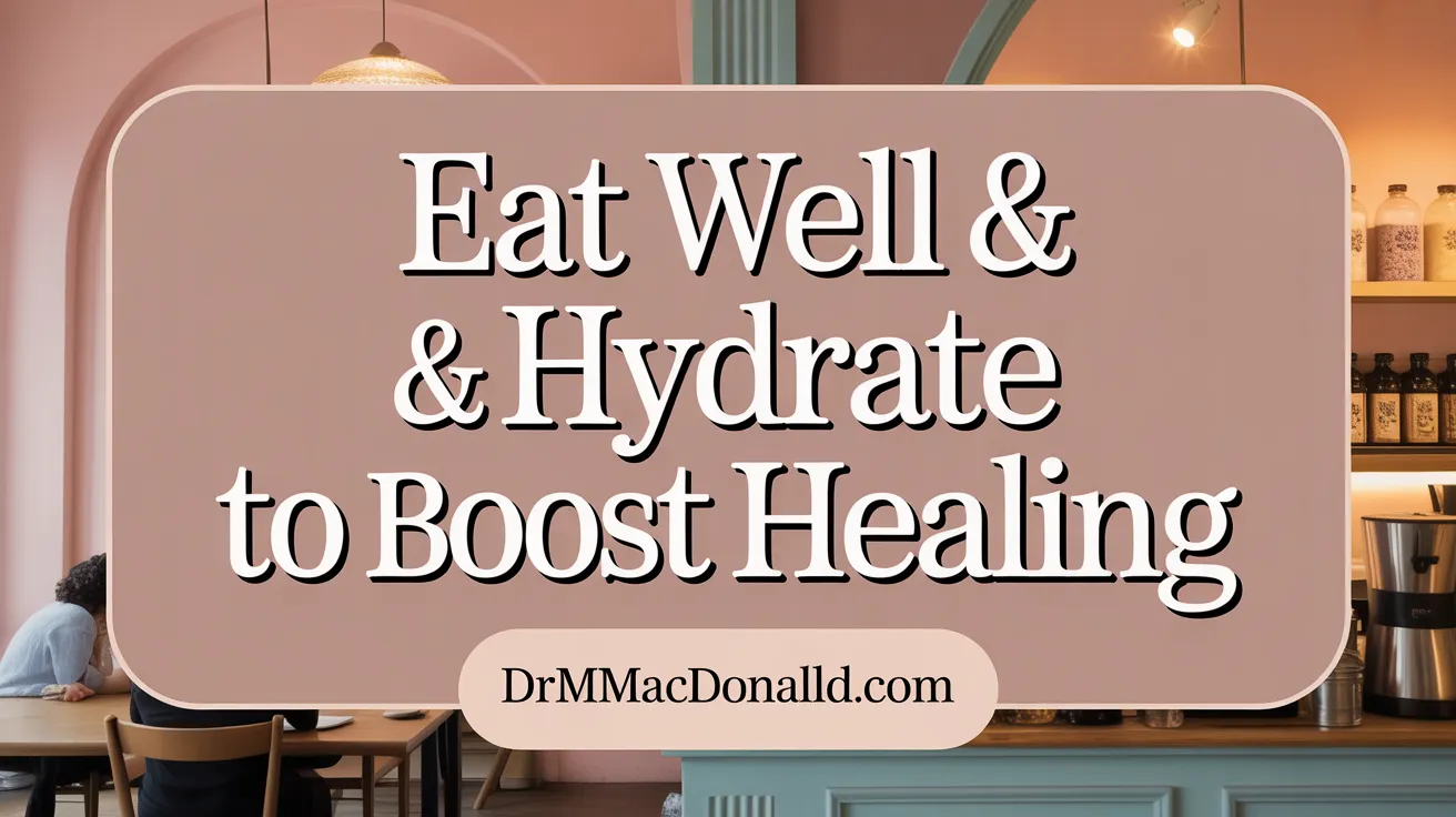 Eat Well & Hydrate to Boost Healing