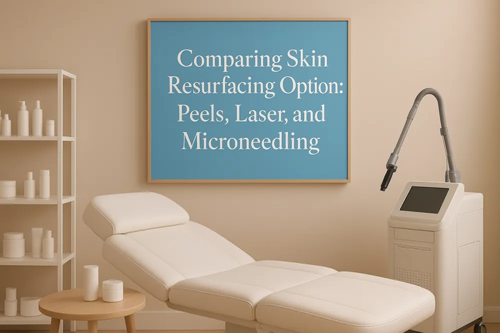 Comparing Skin Resurfacing Options: Peels, Laser, and Microneedling