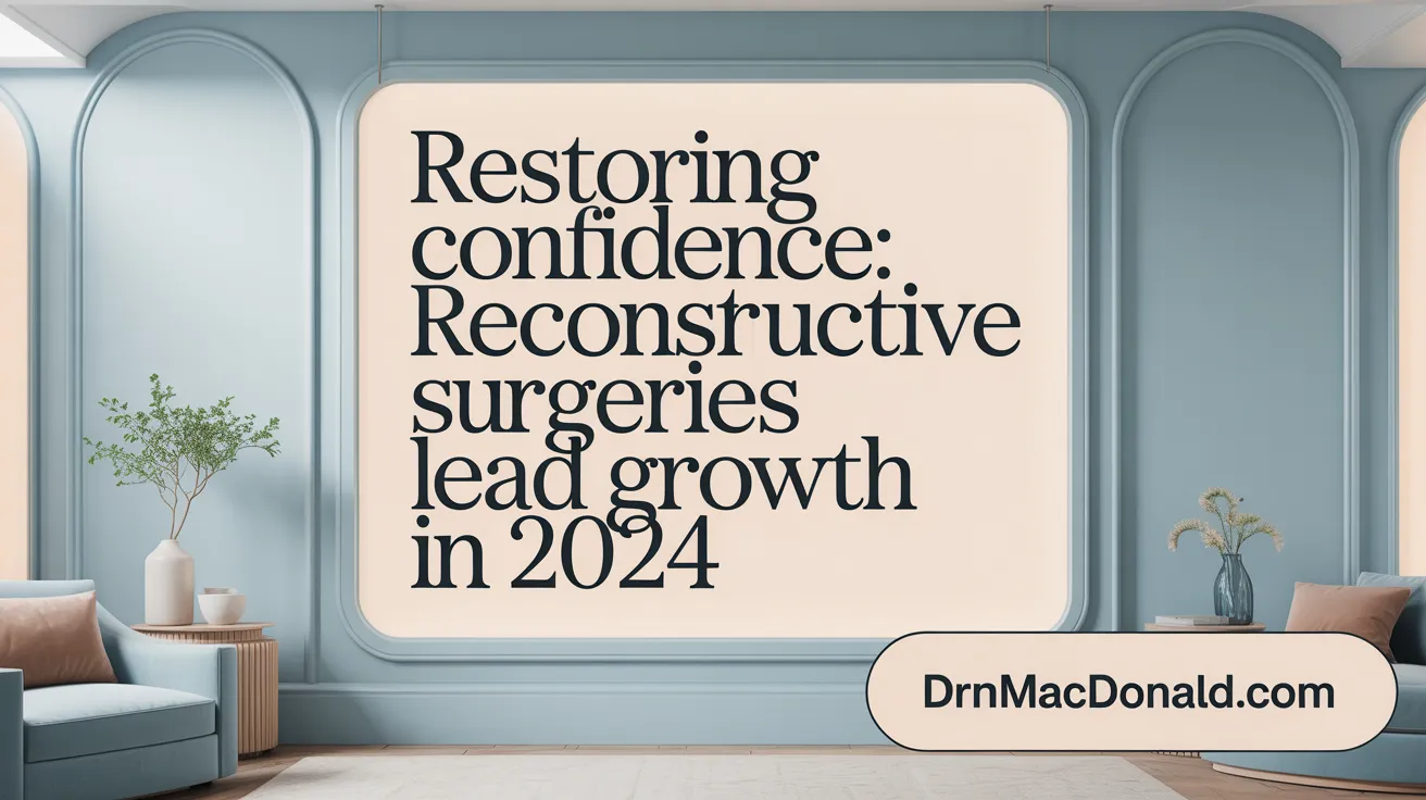 Restoring Confidence: Reconstructive Surgeries Lead Growth in 2024