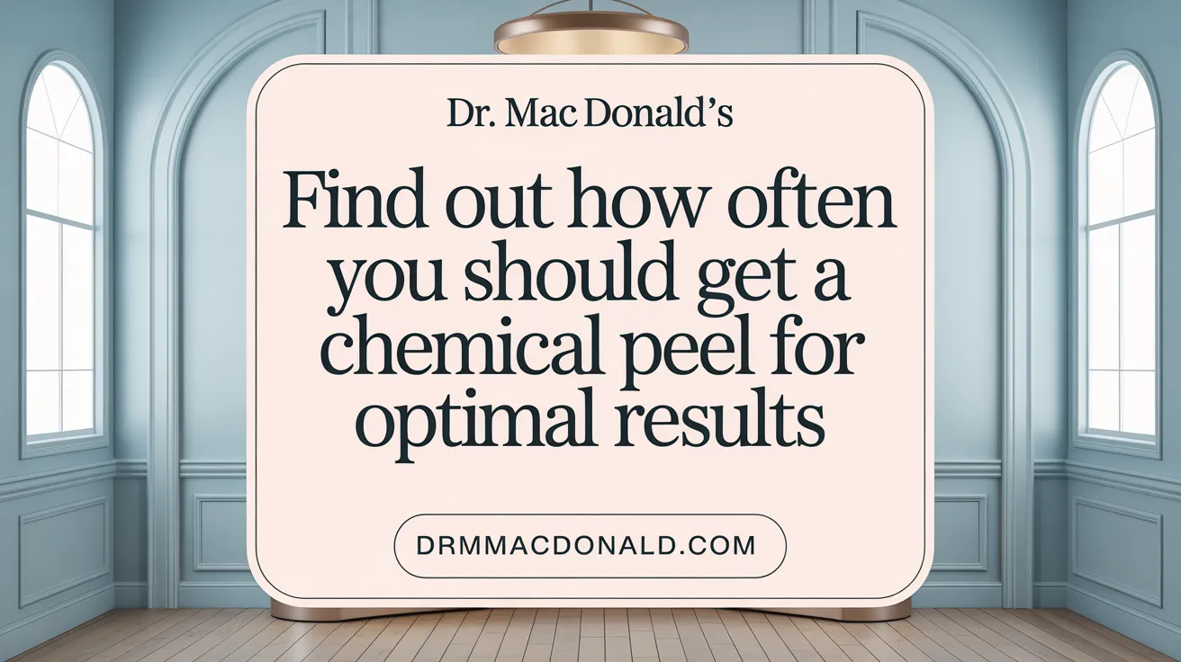 Find Out How Often You Should Get a Chemical Peel for Optimal Results