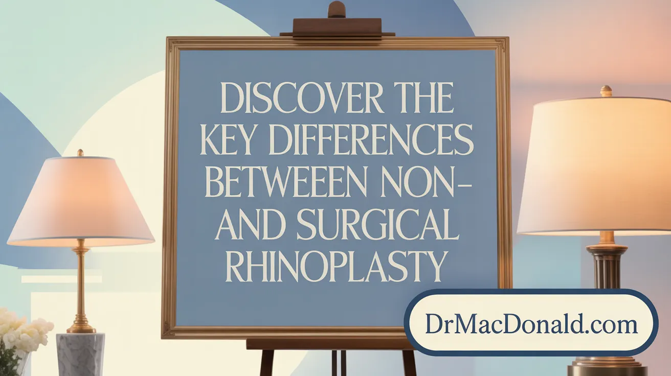 Discover the Key Differences Between Non-Surgical and Surgical Rhinoplasty