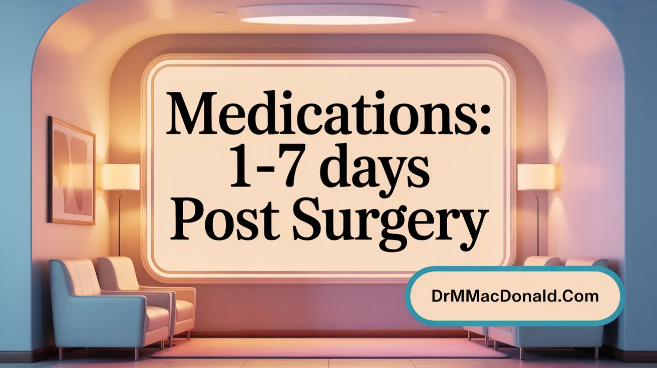 Medications: 1-7 Days Post Surgery
