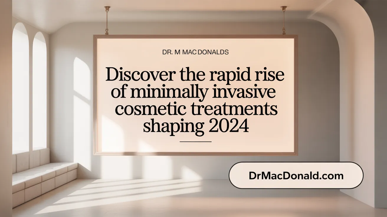 Discover the rapid rise of minimally invasive cosmetic treatments shaping 2024