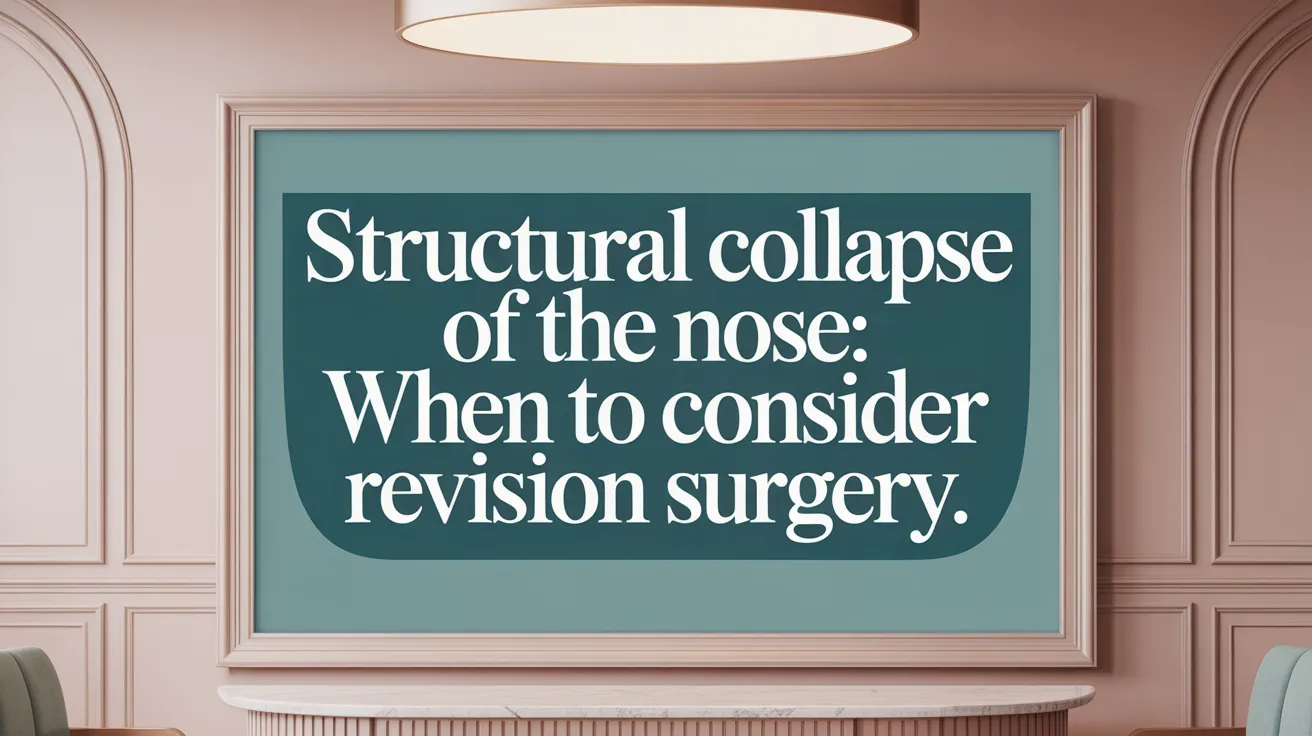 Structural Collapse of the Nose: When to Consider Revision Surgery.
