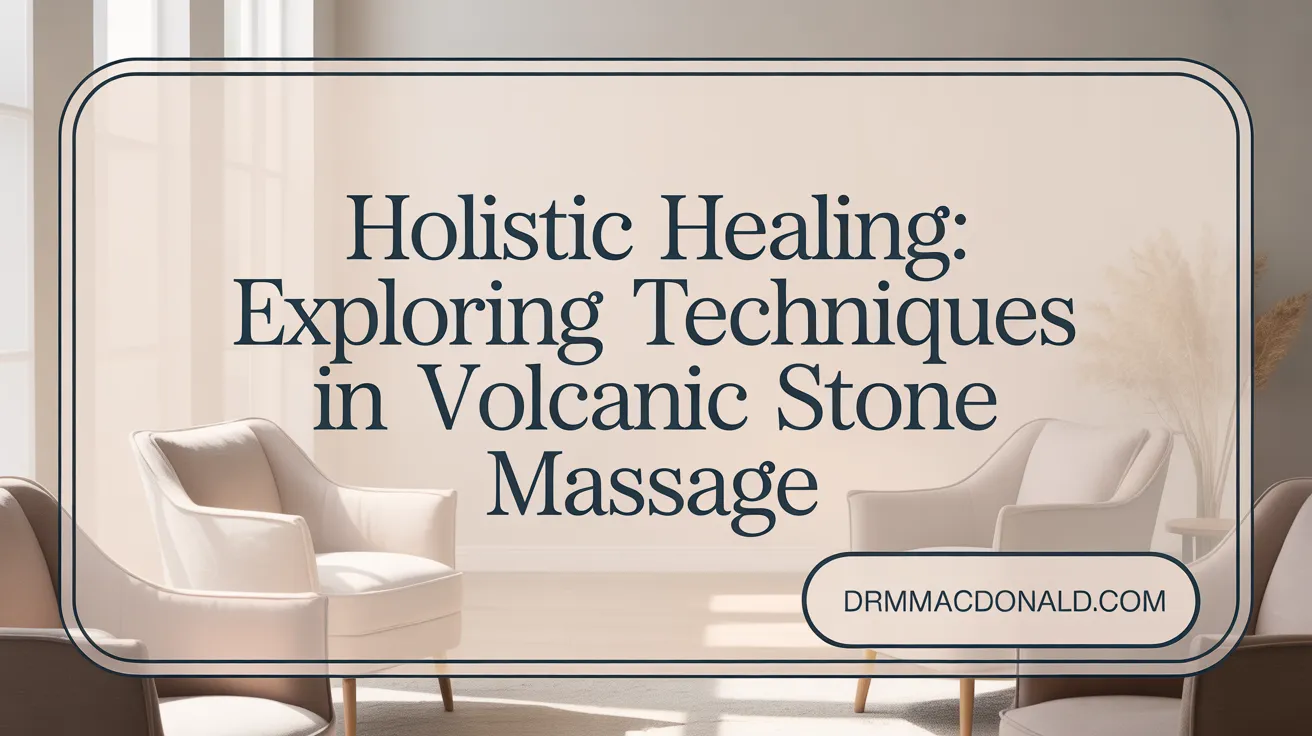 Holistic Healing: Beyond Just Heat in Volcanic Stone Massage