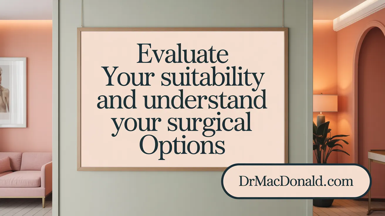 Evaluate Your Suitability and Understand Your Surgical Options