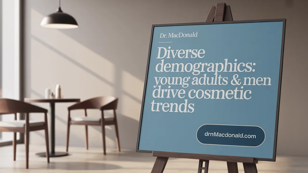 Diverse Demographics: Young Adults & Men Drive Cosmetic Trends
