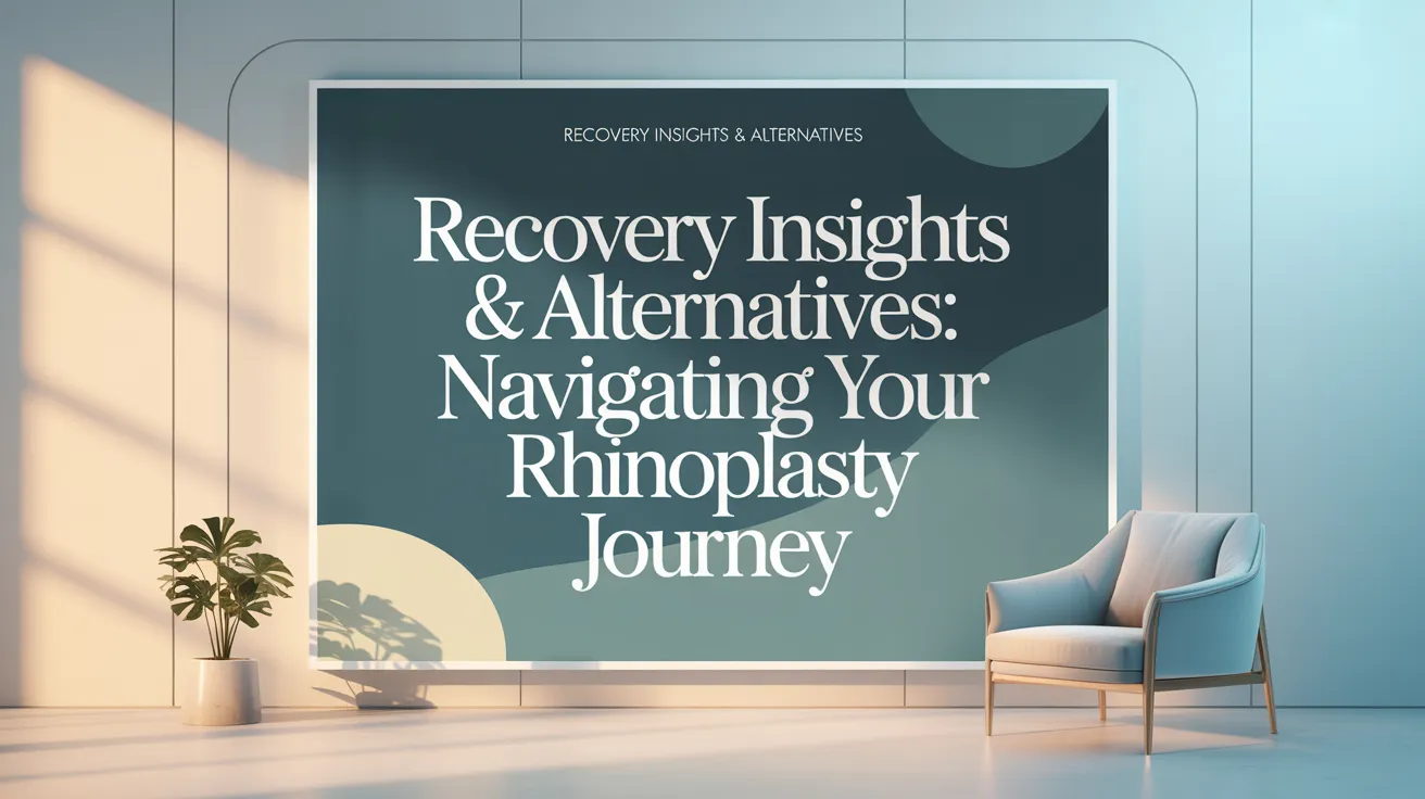 Recovery Insights & Alternatives: Navigating Your Rhinoplasty Journey