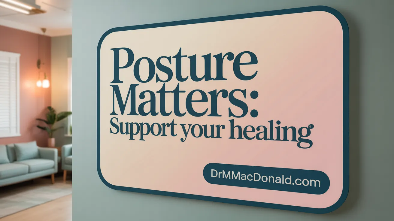 Posture Matters: Support Your Healing