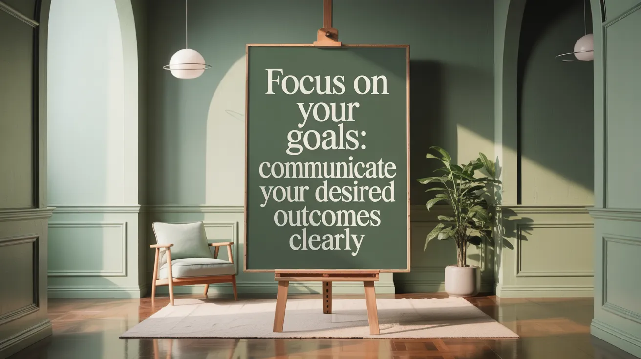 Focus on Your Goals: Communicate Your Desired Outcomes Clearly