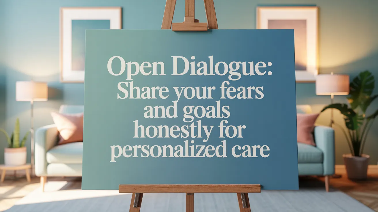 Open Dialogue: Share Your Fears and Goals Honestly for Personalized Care