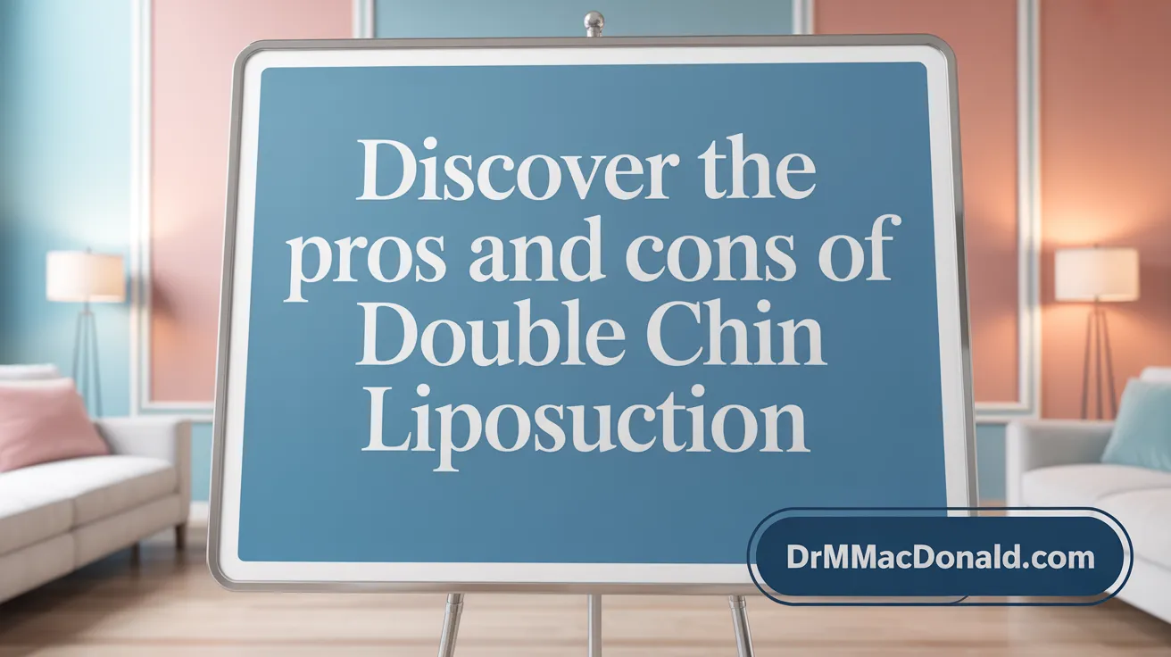 Discover the Pros and Cons of Double Chin Liposuction
