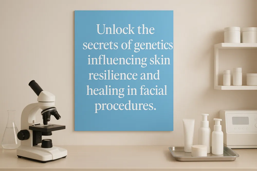 Unlock the secrets of genetics influencing skin resilience and healing in facial procedures.