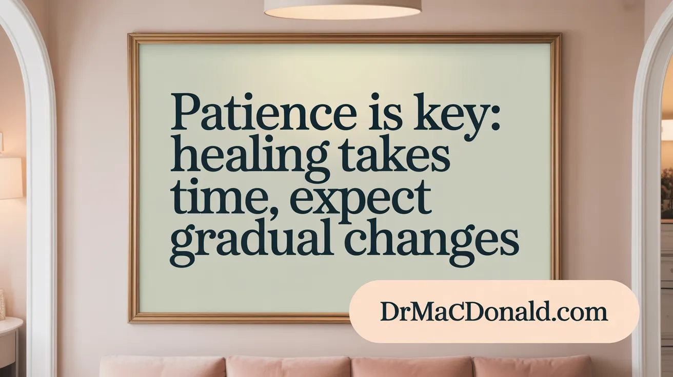 Patience is Key: Healing Takes Time, Expect Gradual Changes