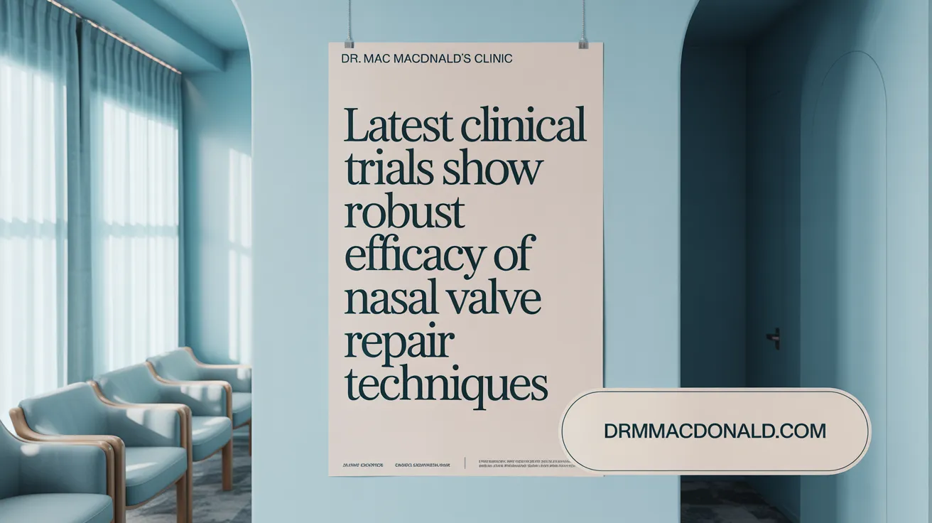 Latest Clinical Trials Show Robust Efficacy of Nasal Valve Repair Techniques