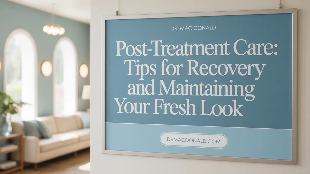Post-Treatment Care: Tips for Recovery and Maintaining Your Fresh Look