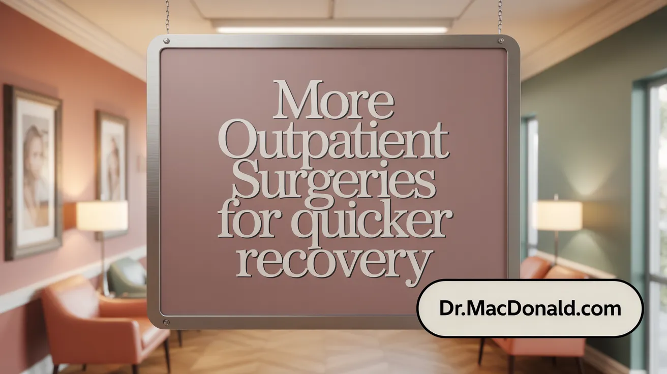 More Outpatient Surgeries for Quicker Recovery