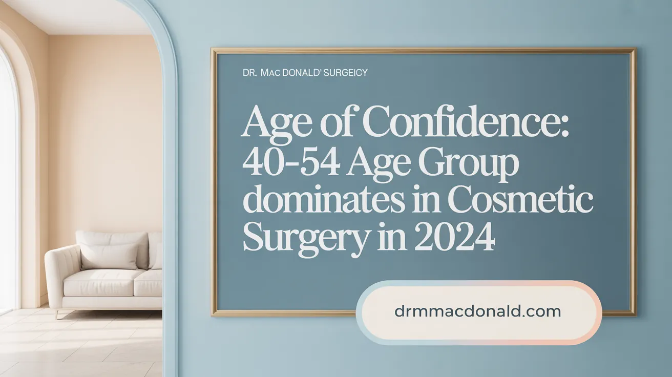 Age of Confidence: 40-54 Age Group Dominates in Cosmetic Surgery in 2024