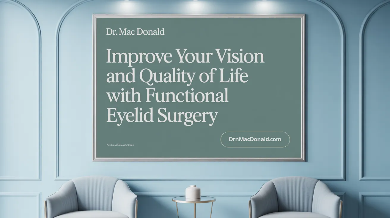 Improve Your Vision and Quality of Life with Functional Eyelid Surgery