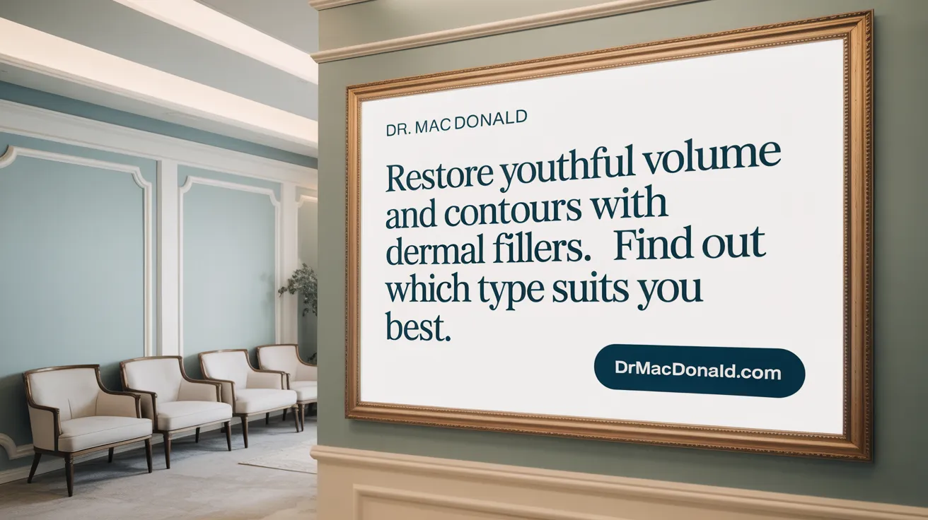 Restore youthful volume and contours with dermal fillers. Find out which type suits you best.