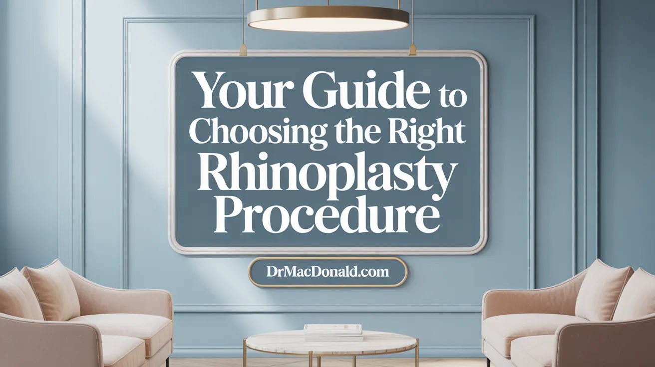 Your Guide to Choosing the Right Rhinoplasty Procedure