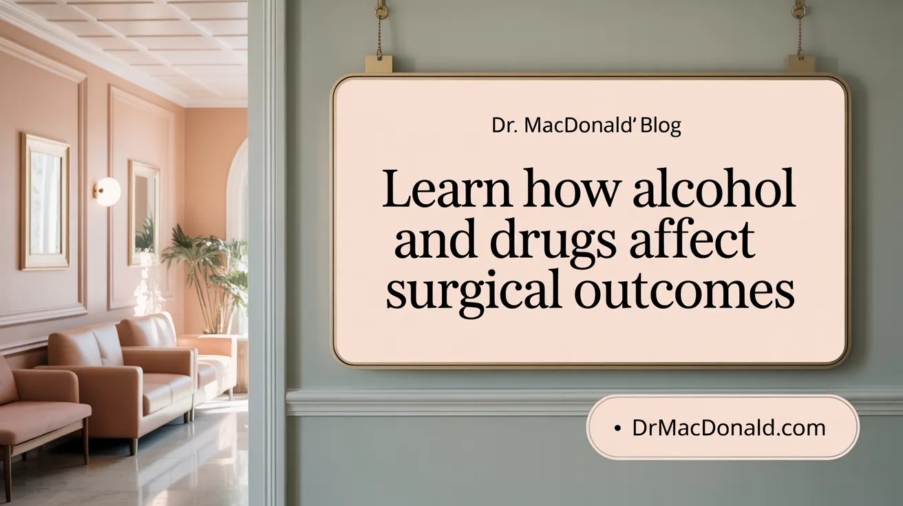 Learn How Alcohol and Drugs Affect Surgical Outcomes