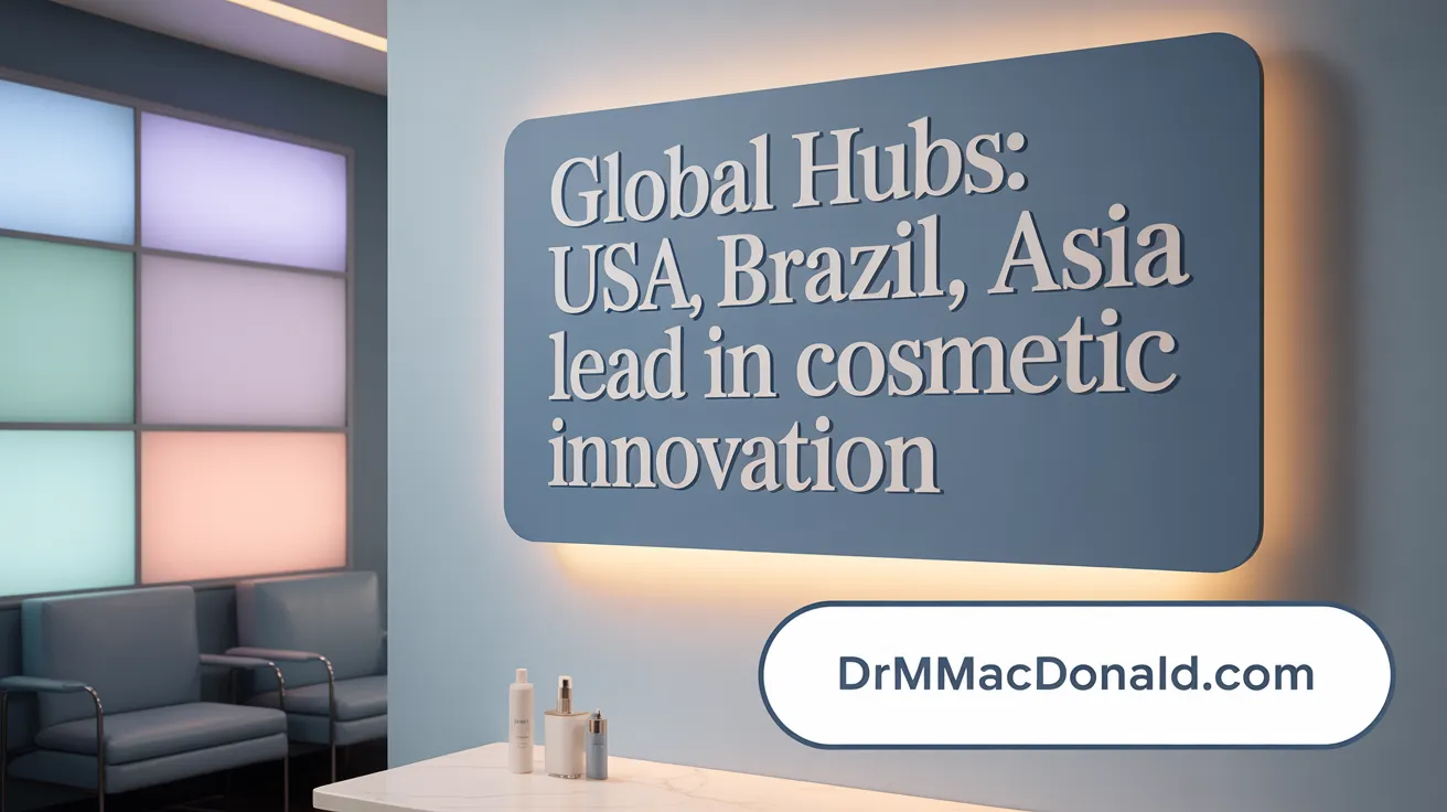 Global Hubs: USA, Brazil, Asia Lead in Cosmetic Innovation
