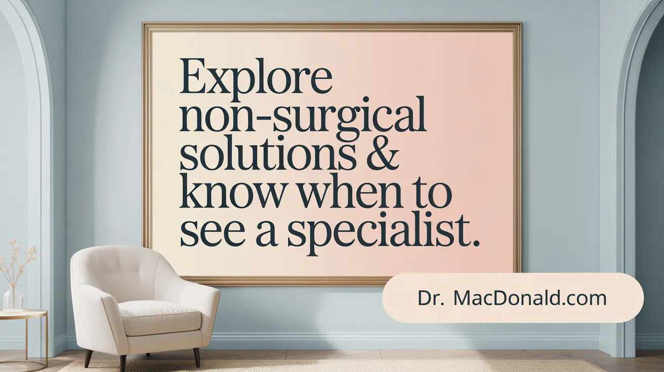Explore Non-Surgical Solutions & Know When to See a Specialist