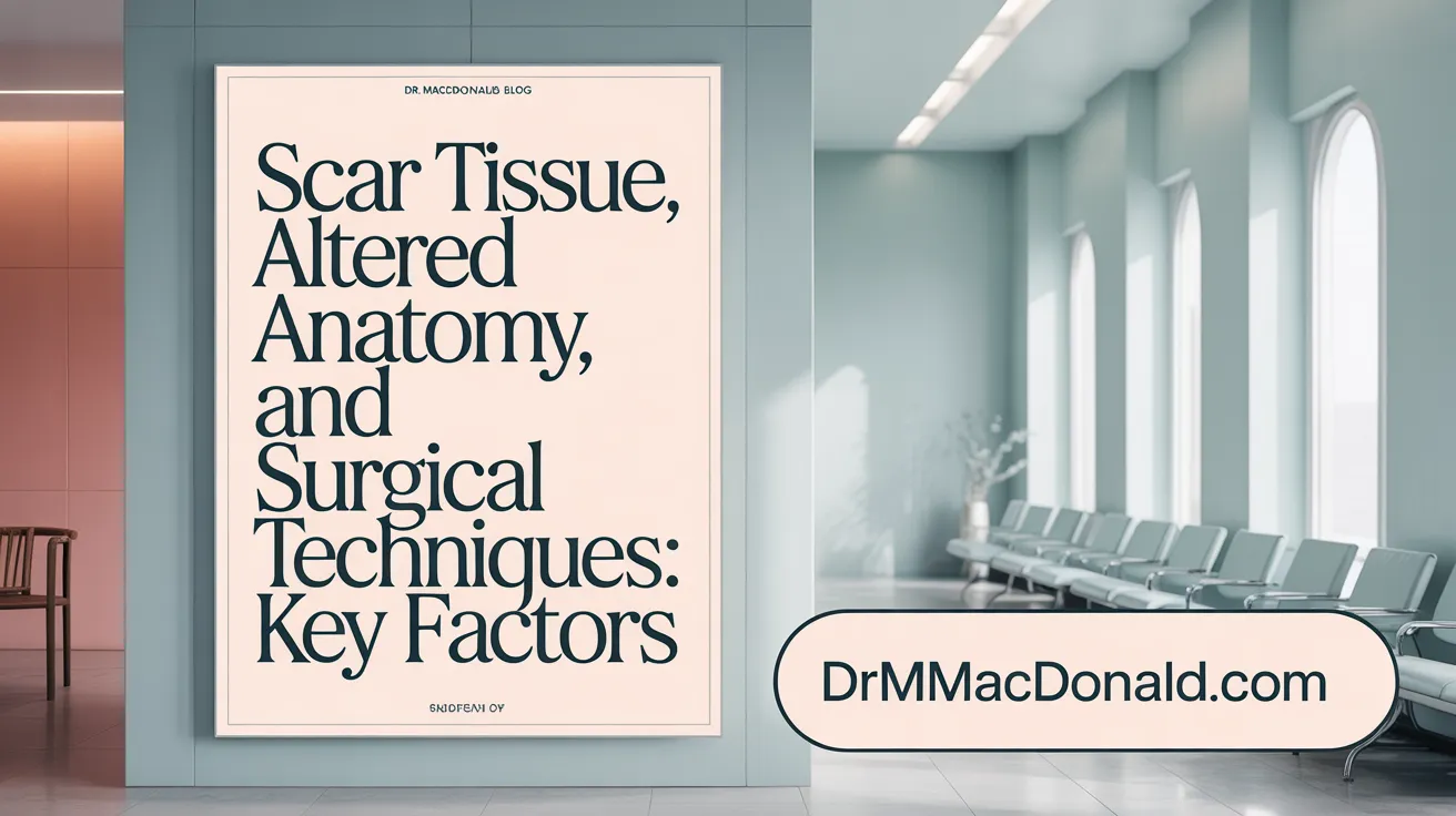 Scar Tissue, Altered Anatomy, and Surgical Techniques: Key Factors