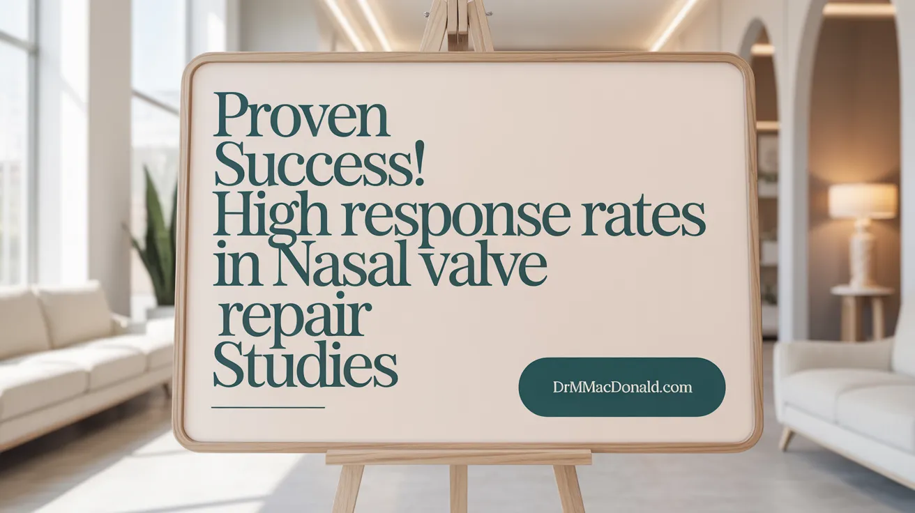 Proven Success! High Response Rates in Nasal Valve Repair Studies