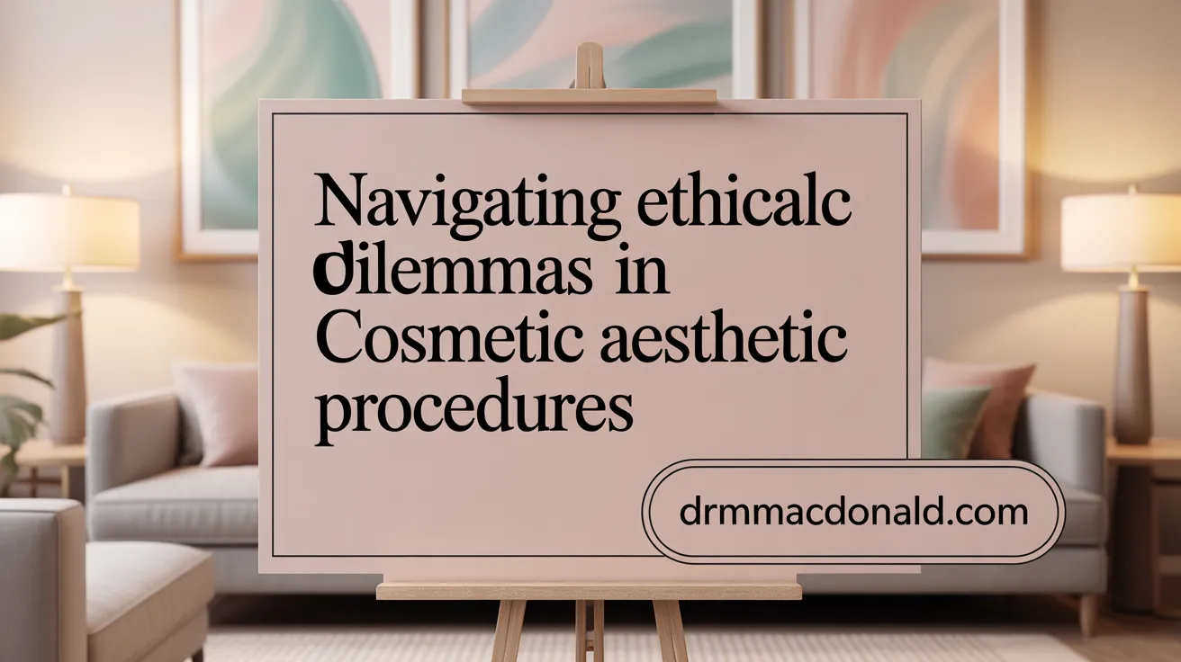 Navigating Ethical Dilemmas in Aesthetic Surgery