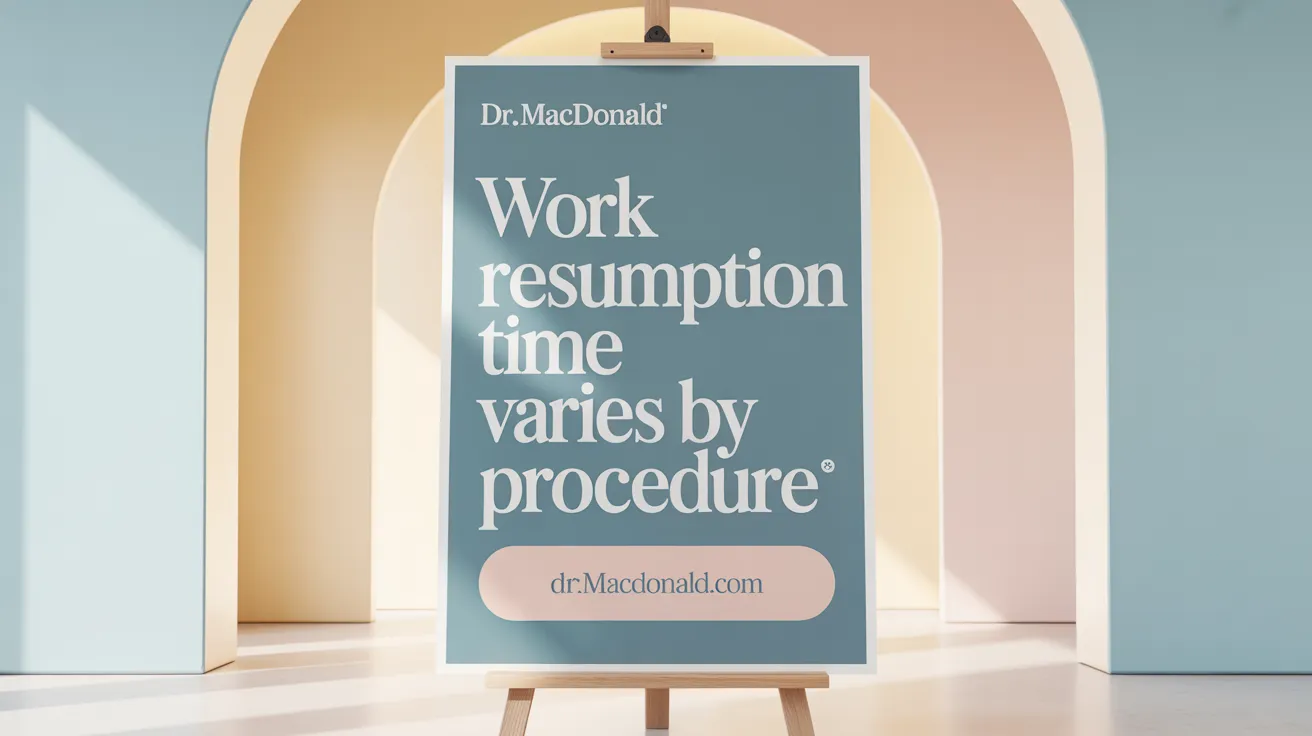 Work Resumption Time Varies by Procedure