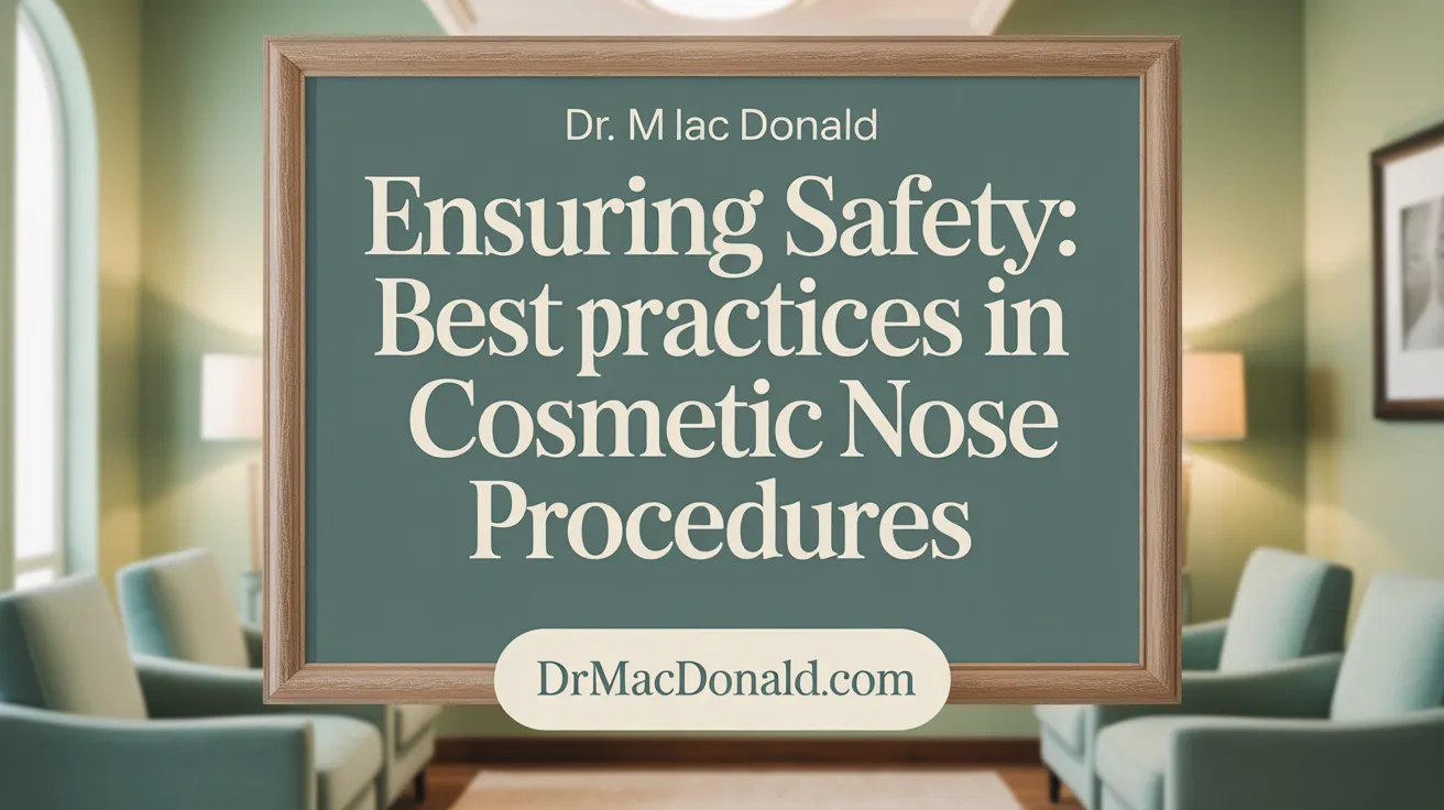 Ensuring Safety: Best Practices in Non-Surgical Rhinoplasty